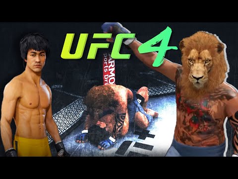 Bruce Lee vs. Furious Lion (EA sports UFC 4)