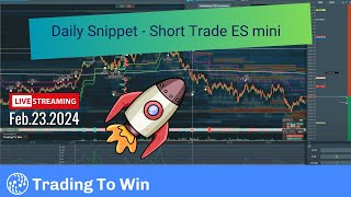 🇺🇸 TTW Educational Live Trading,  May, 25. 2023. with TradeFinder and TrendAnalyzer for Bookmap.