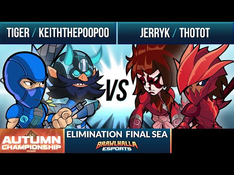 Tiger & KeithThePooPoo vs JerryK & Thotot - Elimination Final - Autumn Championship 2022 - 2v2 AUS