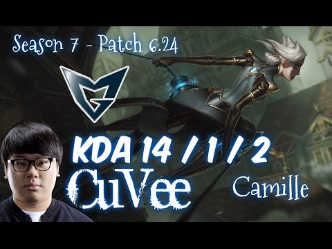 SSG CuVee CAMILLE vs FIORA Top - Patch 6.24 KR Ranked