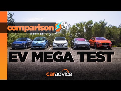 2019 ELECTRIC VEHICLE COMPARISON: I-Pace, Ioniq, Leaf, Model S, Zoe mega test