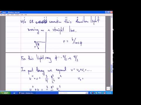 General Relativity, Lecture 19: Tests of GR. Gravitational Lensing & Redshift.