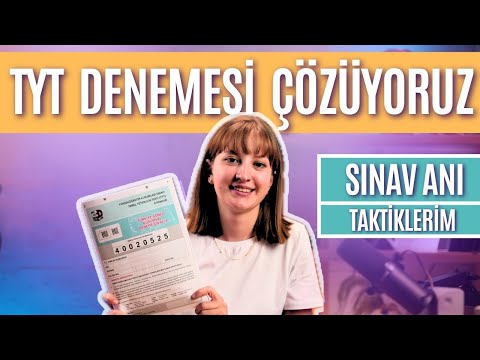 Beraber TYT Denemesi Çözelim | Sınav Anını Nasıl Yönetiyorum & Tüm Taktiklerim