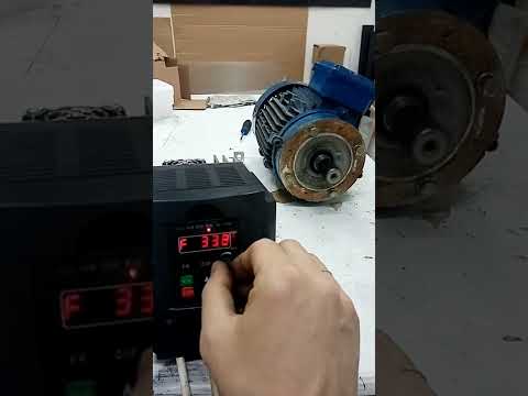 Двигатель 2.2kw 380v подключённый к китайскому частотнику YL620-A(3.0kw)-220v.