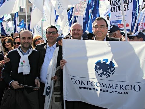 I commercianti manifestano -  Tv7 con voi del 11-03-2014  ( 2 di 3 )