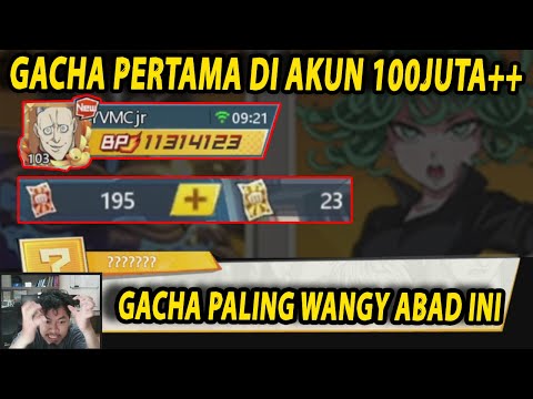 🔥🔥VIDEO GACHA PERTAMA DI AKUN GHIBAHAN SULTAN (AKUN 100JT PUN AMPAS) - ONE PUNCH MAN:The Strongest