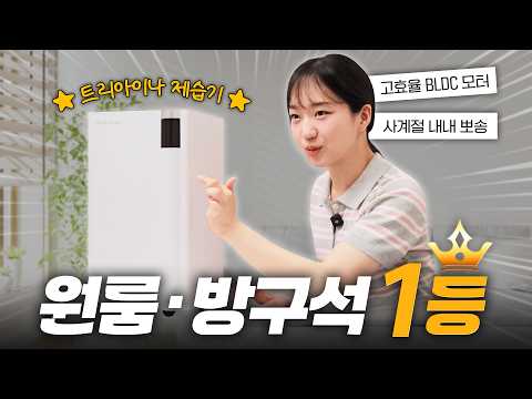 10만 원대 가성비 제습기 끝판왕? 트리아이나 TN-H380D 직접 써봤습니다 (장마철·빨래건조·원룸 추천)