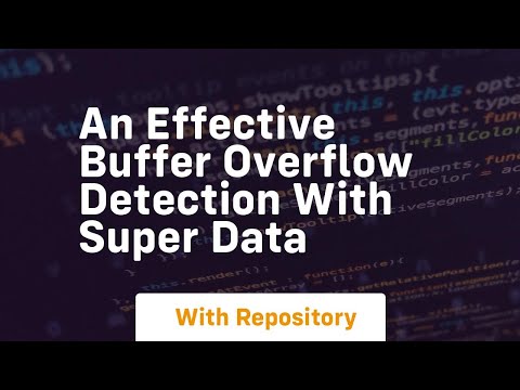 an effective buffer overflow detection with super data