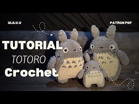 Totoro crochet tutorial