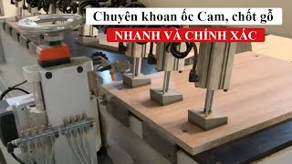 CNC-2500B máy khoan dò lỗ hồng ngoại khoan tạo liên kết gỗ Công Nghiệp
