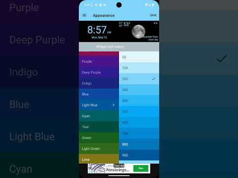 Clock, Date and Weather Widget