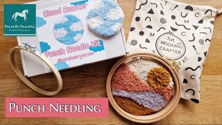 🍑 PUNCH NEEDLING // Is it faster than needle felting? Trying out other crafts for my business 🍑