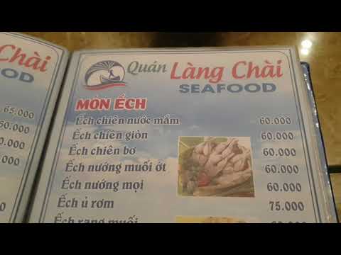 Review Menu thực đơn Quán Hải Sản Làng Chài | Quán sang mà giá cả phải chăng, đồ ăn ngon |