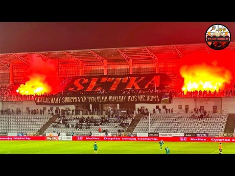 Oprawa KKS-u Kalisz na meczu z Zagłębiem Sosnowiec 09.11.2025