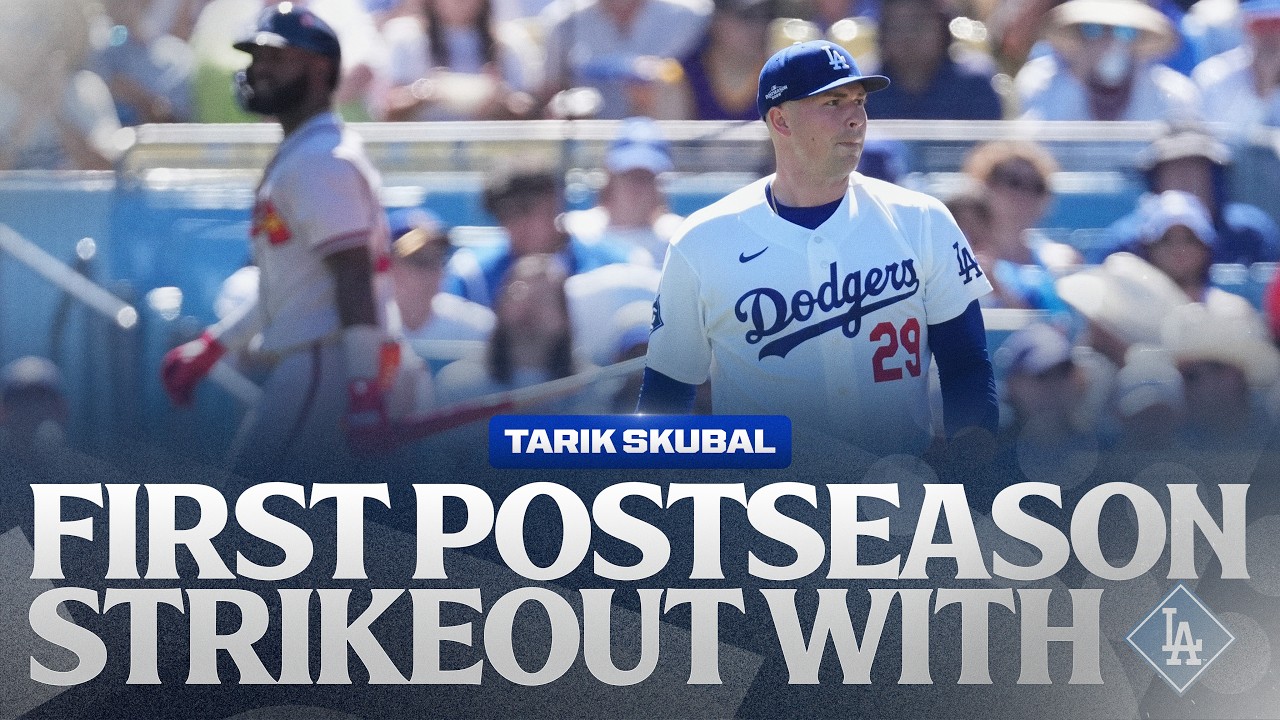 FULL AT-BAT: Tarik Skubal collects his first Postseason strikeout with the Dodgers! | MLB Highlights