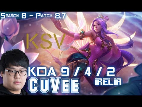 KSV CuVee IRELIA vs KARTHUS Top - Patch 8.7 KR Ranked