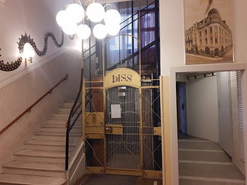 1910s Graham Brothers elevator at Prästgatan 31, Östersund, Sweden