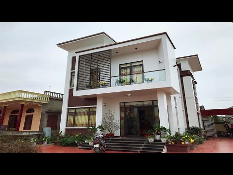 Thăm quan mẫu biệt thự 2 tầng hiện đại đẹp nhất làng quê Việt Nam