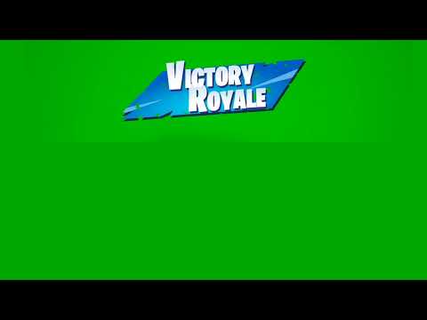 Fortnite Victory Royale Green Screen