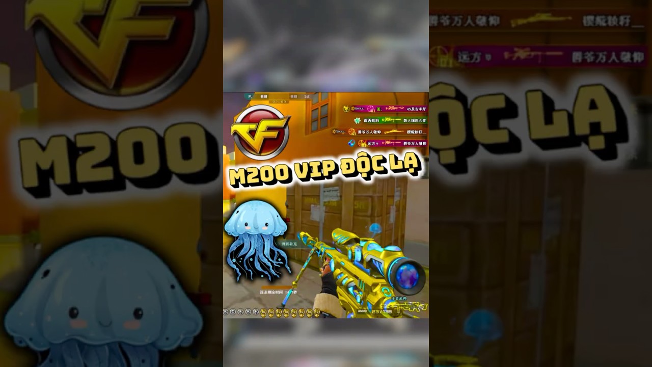 - M200 VIP ĐỘC LẠ CÓ HIỆU ỨNG CON SỨA ! #shorts #crossfire #cfvn #dotkichtrongtamngam