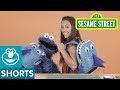 Sesame Street DIY Shark Backpack Costume With Nina And Cookie Monster
