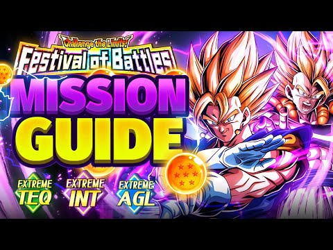 NO BROLY, NO PROBLEM! HOW TO BEAT THE EXTREME CLASS FESTIVAL OF BATTLES MISSION | DBZ: Dokkan Battle