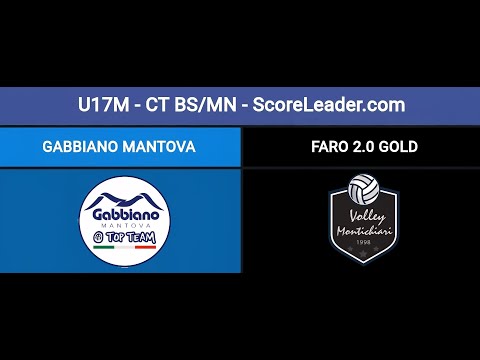 U17M - CT BS/MN  - GABBIANO MANTOVA vs FARO 2.0 GOLD