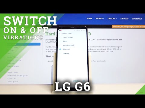 How to Change Vibration Pattern in LG G6 – Vibrations Settings