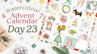 Watercolour Advent Day 23 🎨 | Holiday Painting