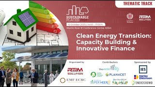 Thematic Track - Clean energy transition: Capacity building & innovative finance