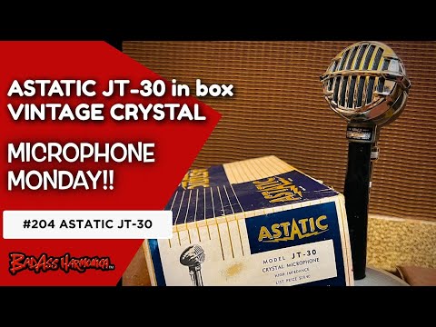 Best Blues Harmonica Microphones | Astatic Model JT-30 Mic with Crystal - Microphone Monday 204