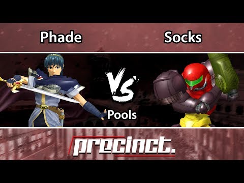 Precinct May - Phade (Marth) Vs. Socks (Samus) Melee Pools
