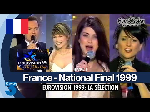 EUROVISION SONG CONTEST FRENCH NATIONAL FINAL 1999 FRANCE - EUROVISION 1999: SÉLECTION (FRANCE 3)