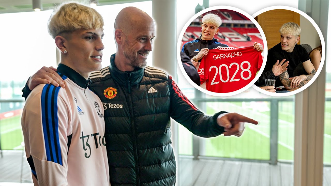Thumbnail for article: Ten Hag gaat viral: United-manager geeft speech voor familie Garnacho