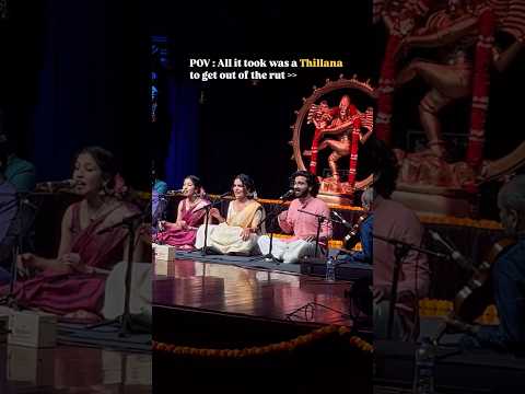 Dhanashree Thillana supremacy ✨ #bangalorevlogs #music #carnaticmusic #kacheri