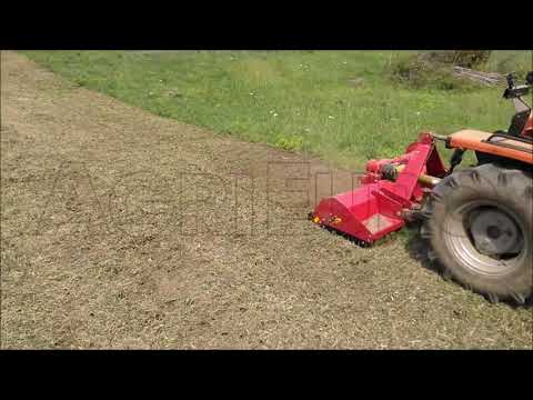 Démonstration du broyeur horizontal à tracteur GeoTech Pro LFM 125