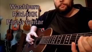 Video thumbnail for Washburn R314 KK Parlor Guitar by Antica Pedaleria Ballini