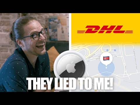 DHL Claims They Lost A Guy's AirTag Parcel, But He Can Clearly See Where The Package Is