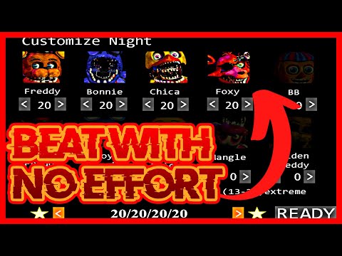 EFFORTLESS Strategy to BEAT 4/20 Mode on FNAF 2
