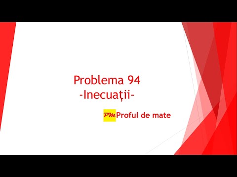 Problema 94: Inecuații #profuldemate #teme #matematica #scoala
