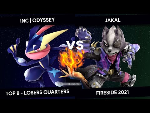 Fireside Open 2021 - Odyssey (Greninja) vs Jakal (Wolf) - Top 8 - Losers Quarters