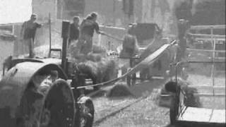 preview picture of video 'Threshing Rice near Weiner, Arkansas 1946'