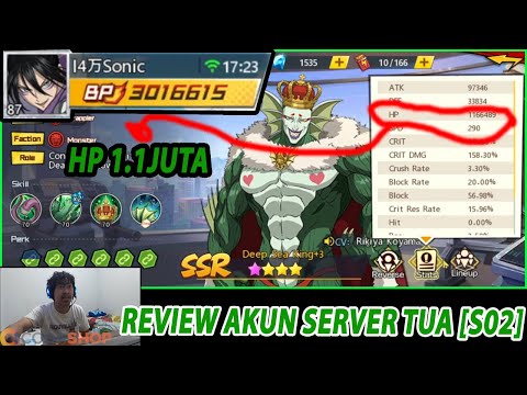 🔥🔥REVIEW AKUN F2P DI SERVER 02 (HP CHARACTERNYA BIKIN NGILER) - ONE PUNCH MAN:The Strongest
