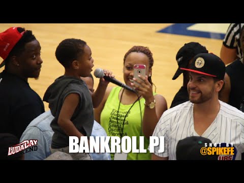 Bank Roll PJ Dabbin at LudaDay Celebrity Basketball Game