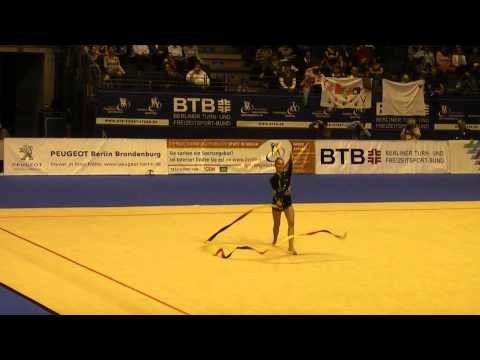 Berlin Masters 2012: Anna Czarniecka with ribbon