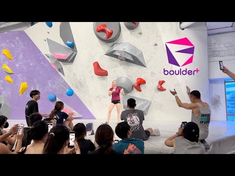 Janja Garnbret CLIMBS HARD In Singapore Again!