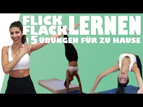 Flick Flack Lernen - 4 einfache Übungen zum Flick Flack Alleine üben  [Flick Flack Tutorial]