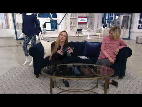 Earth Origins Leather Shooties with Buckle - Marietta Mavis on QVC