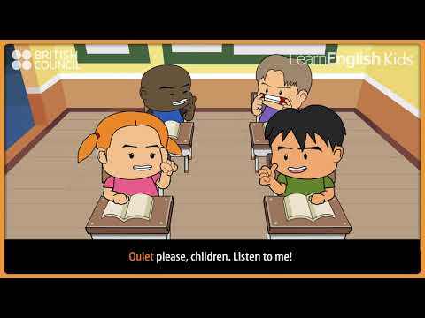 Quiet, please | LearnEnglish Kids | British Council