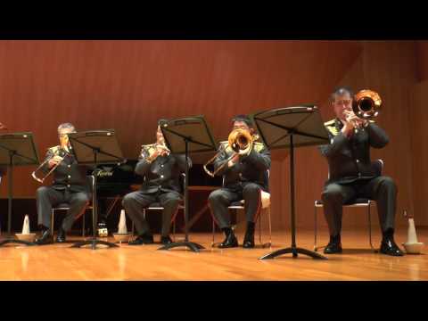 金管10重奏 3匹の猫 クリス・ヘイゼル作曲 Three Brass Cats by Chris Hazell  陸上自衛隊第1音楽隊 第1回室内楽演奏会